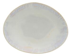 Bijeli ovalni tanjur od kamenine Costa Nova Brisa