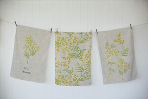 Set od 3 kuhinjske krpe Madre Selva Mimosa, 50 x 70 cm