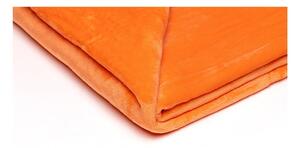 Narančasta deka od mikropliša My House, 150 x 200 cm