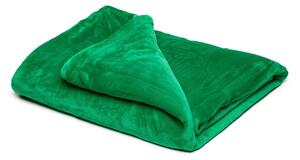 Zelena deka od mikropliša My House, 150 x 200 cm