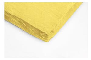 Žuta plahta od mikropliša My House, 180 x 200 cm