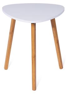Bijeli stolić Bonami Essentials Viby, 40 x 40 cm