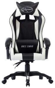 VidaXL Igraća stolica od umjetne kože bijela