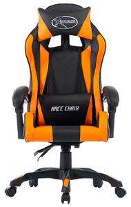 VidaXL Igraća stolica od umjetne kože narančasta