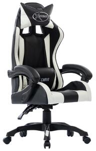 VidaXL Igraća stolica od umjetne kože bijela