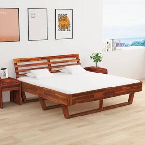 VidaXL Okvir za krevet od masivnog bagremovog drva 160 x 200 cm