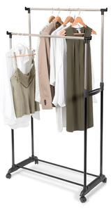 Dvostruki pokretni stalak za odjeću s podesivom visinom Compactor Cleano