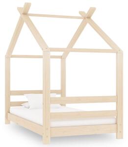 VidaXL Okvir za dječji krevet od masivne borovine 70 x 140 cm