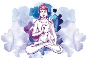 Tapeta ilustracija Buddhe