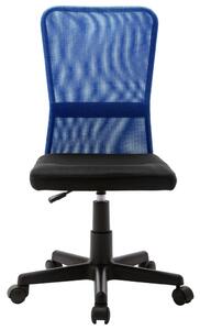 VidaXL Uredska stolica crno-plava 44 x 52 x 100 cm od mrežaste tkanine