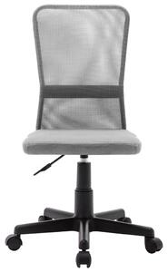 VidaXL Uredska stolica siva 44 x 52 x 100 cm od mrežaste tkanine