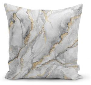 Jastučnica Minimalist Cushion Covers Marble With Hint Of Gold, 45 x 45 cm