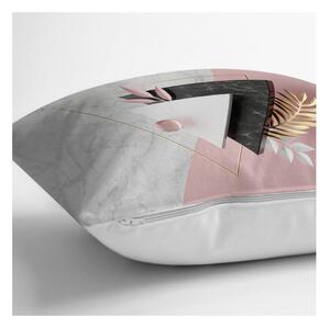 Jastučnica Minimalist Cushion Covers BW Marble Triangles, 45 x 45 cm