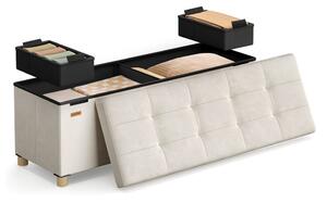Klupa za odlaganje 38 x 110 x 40 cm - Cappuccino bež