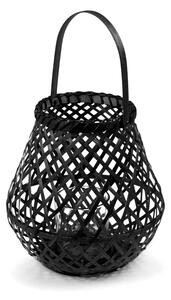 Crna lanterna od bambusa Compactor Bamboo Lantern, ⌀ 25 cm