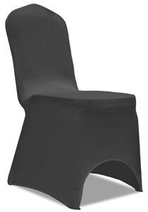 VidaXL Navlake za stolice rastezljive crne 18 kom