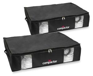 Set od 2 crne vakuumske kutije za pohranu Compactor Large Underbed Vacuum Bag