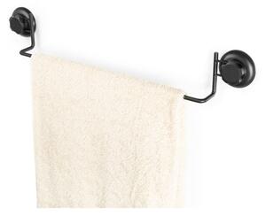 Crni samostojeći držač za ručnik Compactor Bestlock Black Tube Holder For Towels, 60,6 x 9 cm