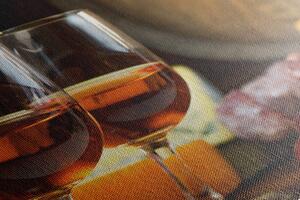 Slika rose vino u čašama