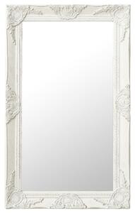 VidaXL Zidno ogledalo u baroknom stilu 50 x 80 cm bijelo