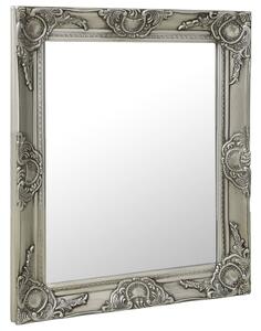 VidaXL Zidno ogledalo u baroknom stilu 50 x 60 cm srebrno