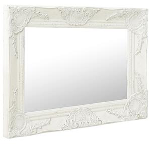VidaXL Zidno ogledalo u baroknom stilu 50 x 40 cm bijelo