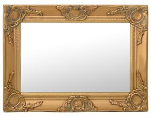 VidaXL Zidno ogledalo u baroknom stilu 60 x 40 cm zlatno