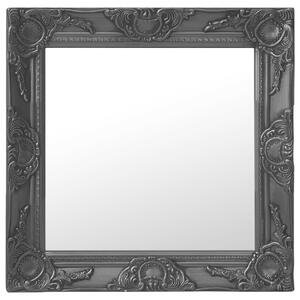 VidaXL Zidno ogledalo u baroknom stilu 50 x 50 cm crno