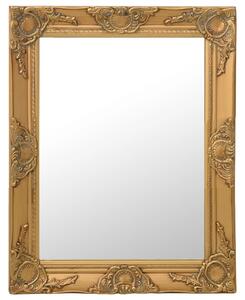 VidaXL Zidno ogledalo u baroknom stilu 50 x 60 cm zlatno