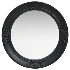 VidaXL Zidno ogledalo u baroknom stilu 50 cm crno