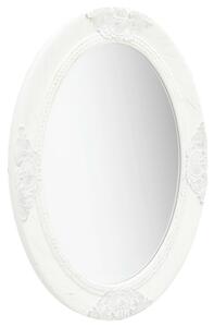 VidaXL Zidno ogledalo u baroknom stilu 50 x 70 cm bijelo