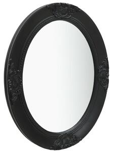 VidaXL Zidno ogledalo u baroknom stilu 50 x 60 cm crno