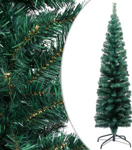 VidaXL Usko umjetno božićno drvce sa stalkom zeleno 150 cm PVC