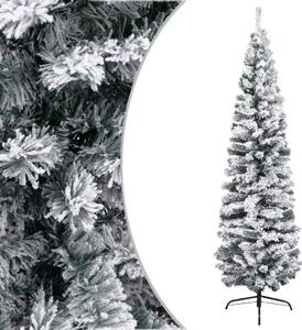 VidaXL Usko umjetno božićno drvce sa snijegom zeleno 180 cm PVC