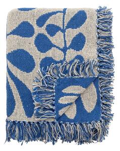 Plava deka 130x160 cm Nevine – Bloomingville