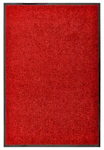 VidaXL Otirač perivi crveni 60 x 90 cm