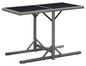 VidaXL Vrtni stol antracit 110 x 53 x 72 cm stakleni i poliratan