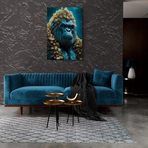 Slika plavo-zlatna gorila
