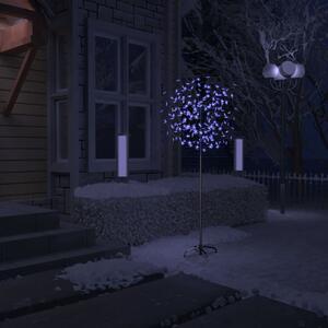 VidaXL Božićno drvce s 200 LED žarulja plavo-bijelo svjetlo 180 cm