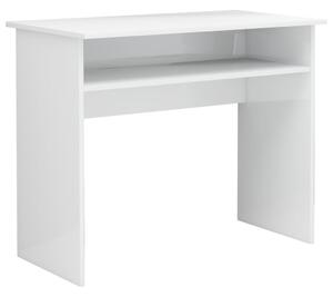 VidaXL Radni stol visoki sjaj bijeli 90 x 50 x 74 cm od iverice