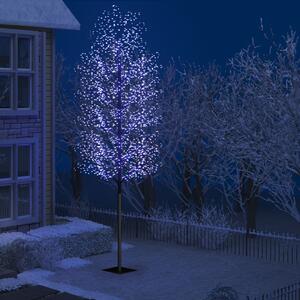 VidaXL Božićno drvce s 2000 LED žarulja plavo svjetlo 500 cm