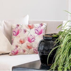 Ukrasni jastuk 45x45 cm Pink Tulips – Butter Kings