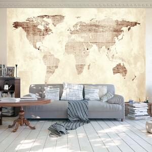 Tapeta velikog formata Artgeist Precious Map, 400 x 280 cm