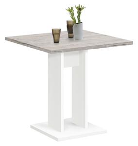 FMD blagovaonski stol 70 cm boja hrasta i bijela