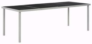 VidaXL Vrtni stol crni 220 x 90 x 74,5 cm čelični