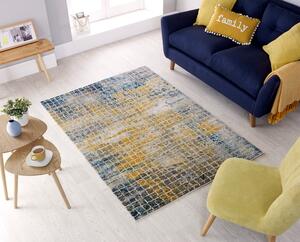 Plavo-žuti tepih Flair Rugs Urban, 100 x 150 cm