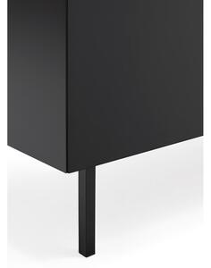 Crna/u prirodnoj boji TV komoda u dekoru hrasta 180x45 cm Arista – Teulat