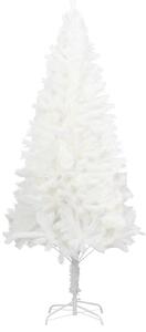 VidaXL Umjetno božićno drvce s realističnim iglicama bijelo 210 cm