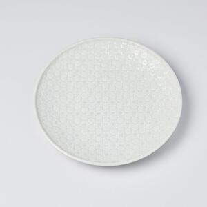 Bijeli keramički tanjur MIJ Star, ø 25 cm
