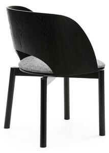 Crna stolica sa sivim sjedalom Teulat Dam